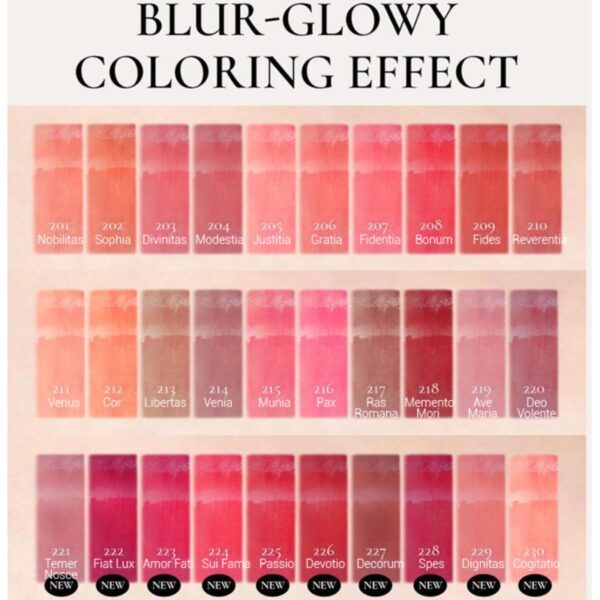Dinto Blur Glowy Lip Tint Set [#6 Colors] (+Perfect Pair Cheek) - Image 16
