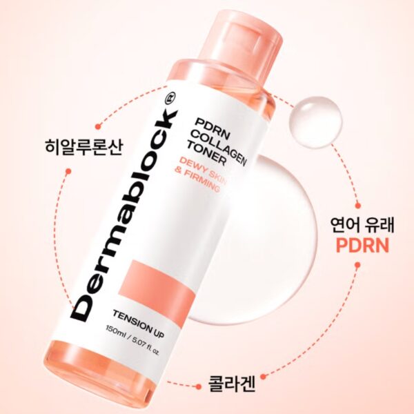 DERMABLOCK PDRN Collagen Toner 150ml - Image 2