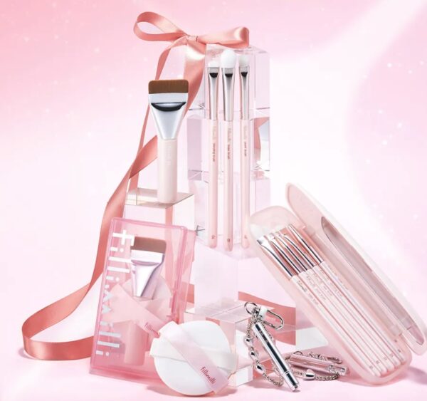 Fillimilli mini Spatula Brush 828 (+Ribbon Puff) - Image 7