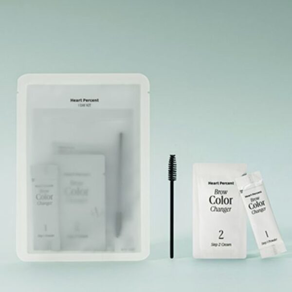 Heart Percent Brow Color Changer Eyebrow Bleach Kit (Single Use)