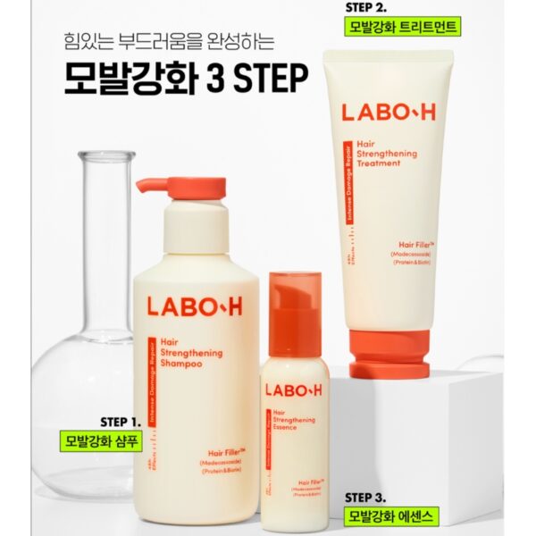 LABO-H Hair Stengthening Treatment 200ml (+100ml) - Image 5
