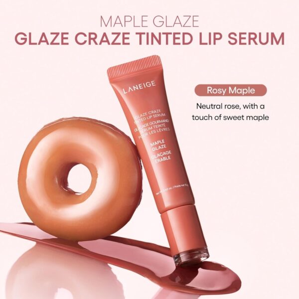 LANEIGE Glaze Craze Lip Serum (Heart keying + Trial 4 kit) - Image 4