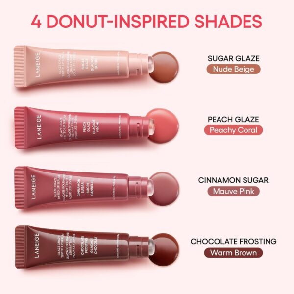 LANEIGE Glaze Craze Lip Serum (Heart keying + Trial 4 kit) - Image 5