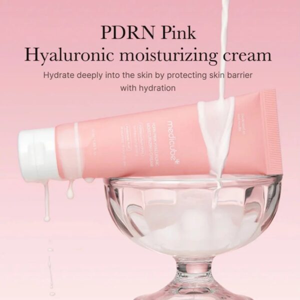 Medicube PDRN Pink Hyaluronic Moisturising Cream - Image 2