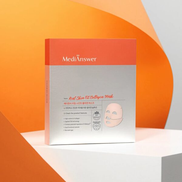 MediAnswer Real Skin Fit Collagen Mask Sheet 5p - Image 2