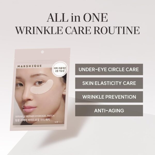 MARSHIQUE Wrinkle Repair Hydrogel Eye Patch 18P - Image 3