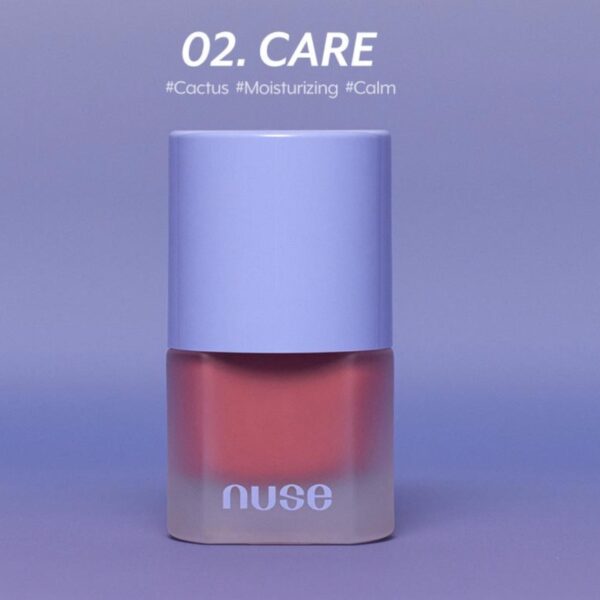 nuse Liquid Care Cheek #02 Fig Fog (+ Mini cushion case) - Image 4