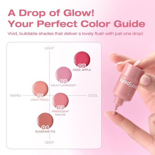 peripera Syrupy Tok Cheek Set [#3 Colors] (+Heart Pang Pang Puff) - Image 4