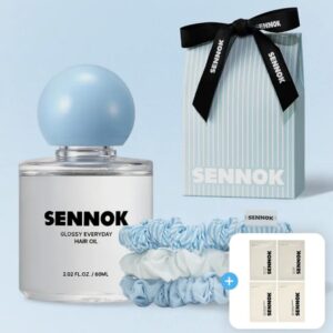 Sennok Glossy Everyday Hair Oil Gift Set (+Scrunchie)