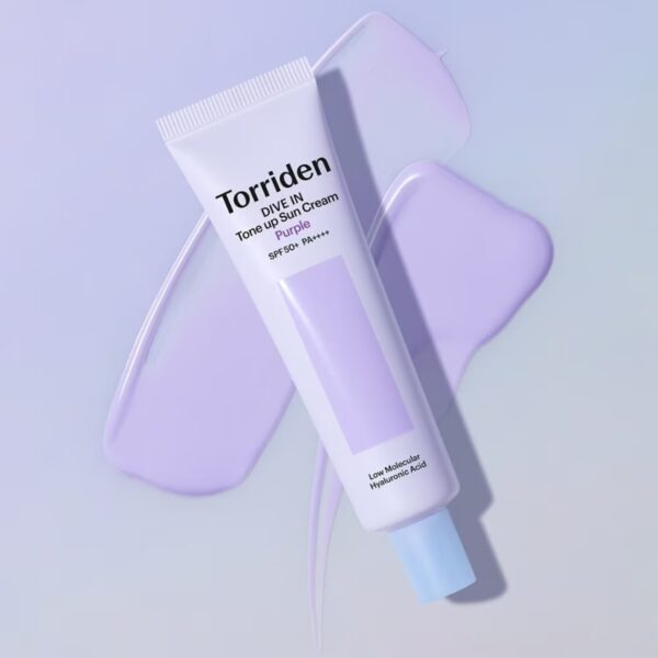 Torriden Dive In Purple Tone Up Sunscreen 60ml Set (+20ml) - Image 3