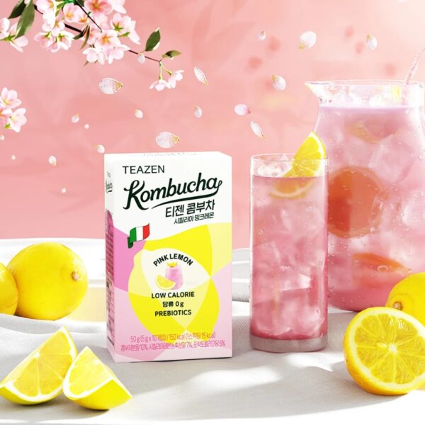 Teazen Kombucha Drink Mix [#Pink Lemon] - Image 3