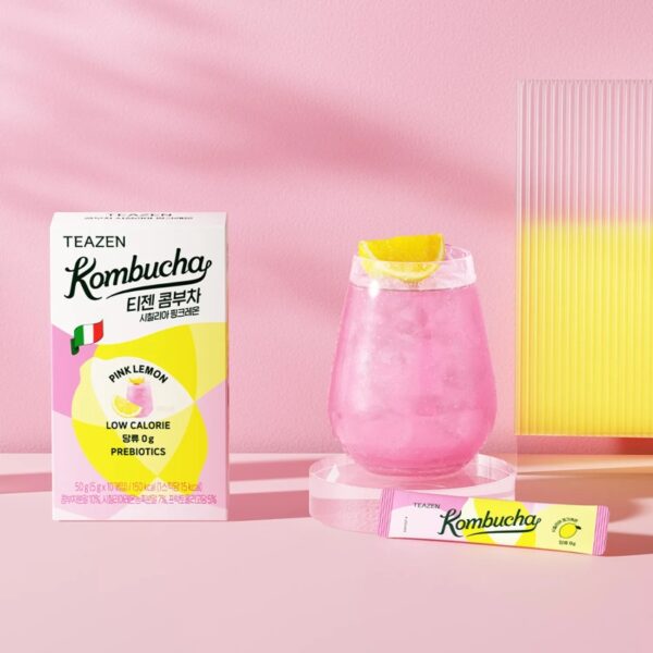 Teazen Kombucha Drink Mix [#Pink Lemon] - Image 2