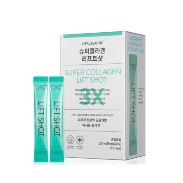 VITAL BEAUTIE Super Collagen Lift Shot  28 Sticks