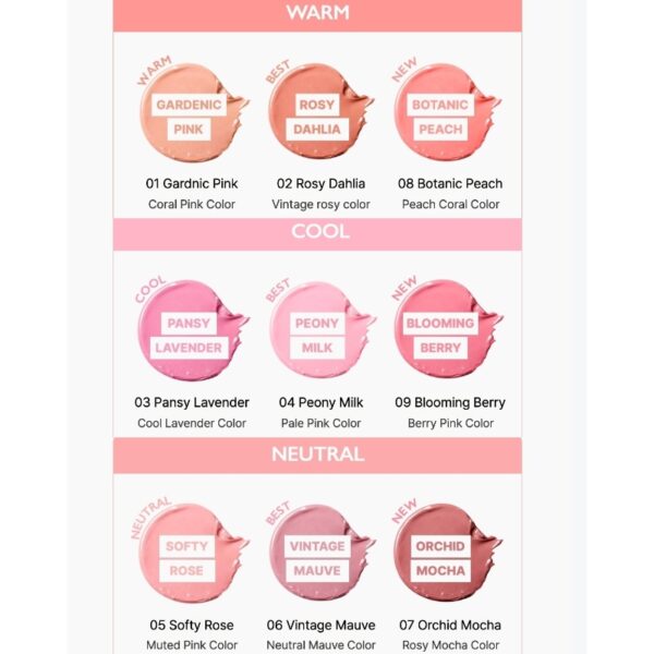 VIDIVICI Glow Cream Blush (+ Heart puff) [#4 Colors] - Image 9