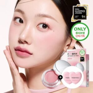 VIDIVICI Glow Cream Blush Set (+2 puffs)