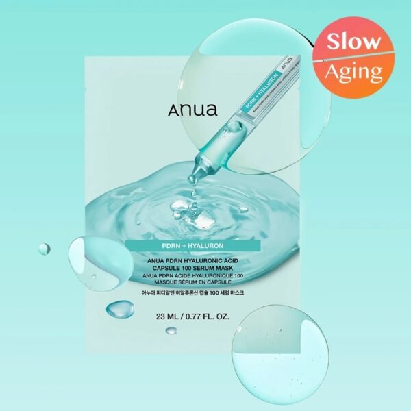 Anua PDRN Hyaluronic Acid Capsule 100 Serum Mask Sheet