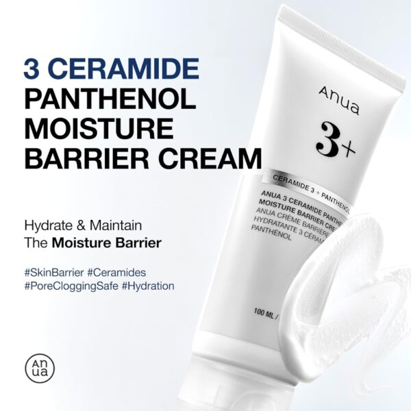 Anua 3 Ceramide Panthenol Moisture Barrier Cream 100ml - Image 2
