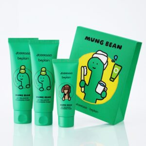 Beplain Mung Bean pH-Balanced Cleansing Foam 200ml Set