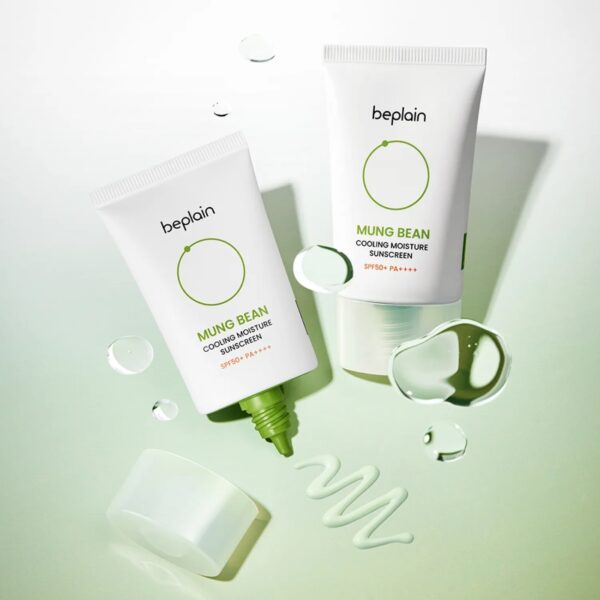 beplain Mung Bean Cooling Moisture Sunscreen 1+1 SET - Image 2