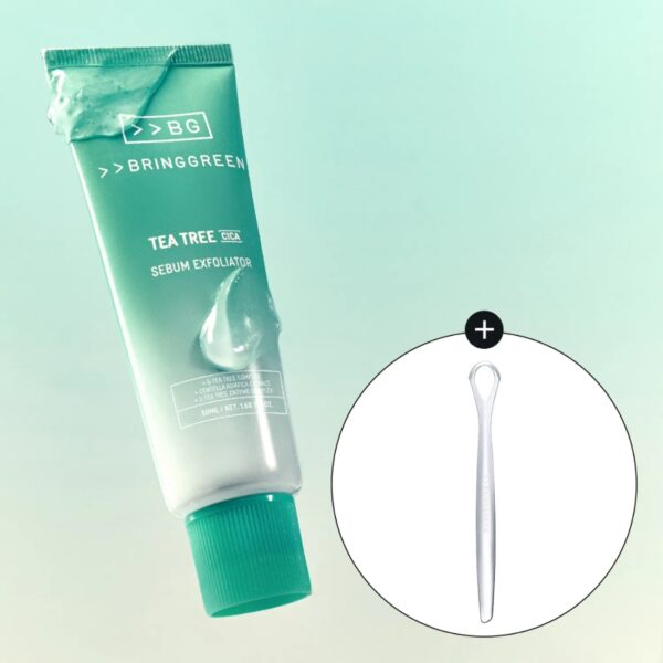 BRINGGREEN Tea Tree Cica Sebum Cleansing Gel Set (+Sebum Cleaner)