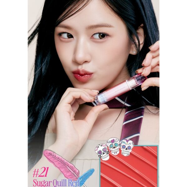 CLIO Crystal Glam Tint [#21 Sugar Quills Red] - Image 3