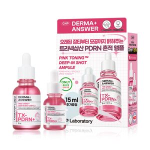 CNP Derma Answer Pink Toning Deep-In Shot Ampoule 30ml +15ml Set