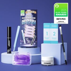 Cosnori Easy Eyelash Lift kit Set (+ Tinting Serum +Tweezers)
