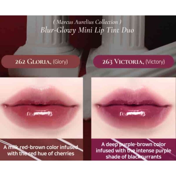 Valentines Limited x Dinto Blur-y Mini Lip Tint Duo #Ver.R - Image 3