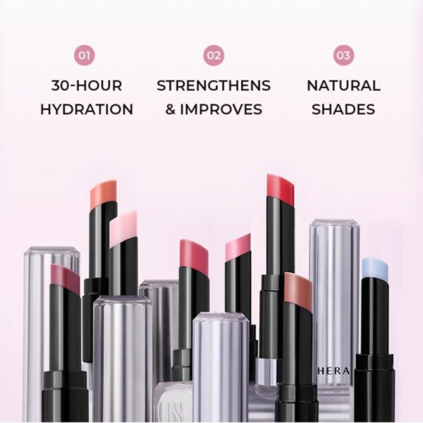 HERA Sensual Nude Balm Set (+ 2 Lip Pencil + Glow Balm) - Image 3