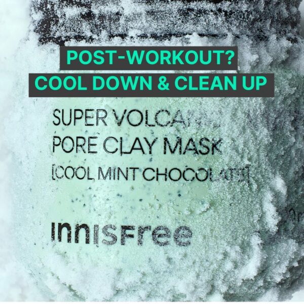 INNISFREE Super Volcanic Pore Clay Mask Cool Minit chocolate - Image 3