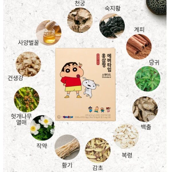 Ryeo Wondam Red Ginseng Essence Evertime Standard 20 Sachets + Pear and Balloon Flower 20Sachets (+ Bag + mirror) - Image 4