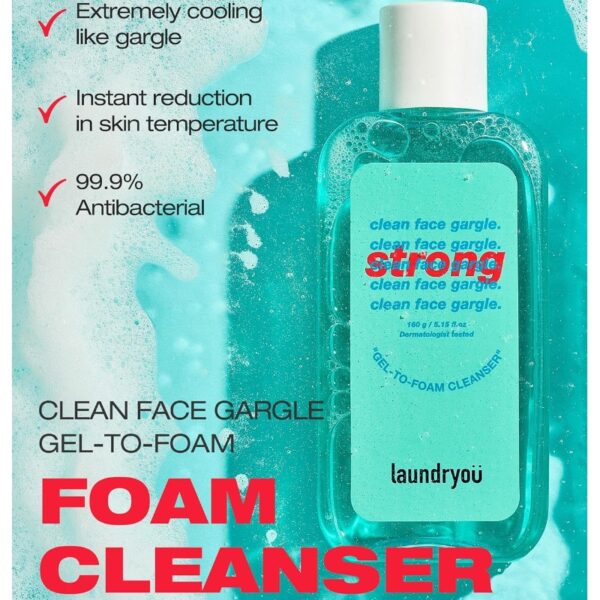 laundryou Clean Face Gargle Strong Gel To Foam Cleanser Special Set - Image 2