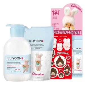 LLIYOON Ceramide Ato 6.0 Top To Toe Wash 1000ML SET (+Monchhichi  Sticker)