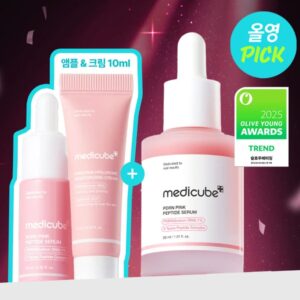 medicube PDRN Pink Peptide Ampoule Set(+10ml+ Moisturizing Cream)