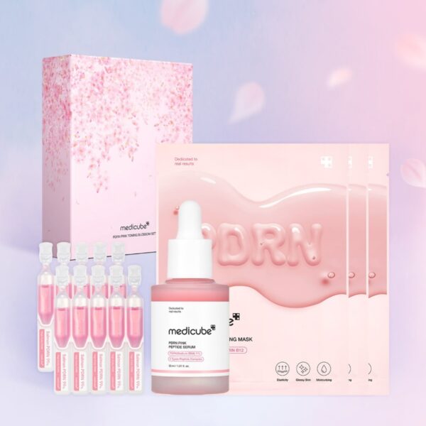 medicube PDRN Pink Toning Blossom Set