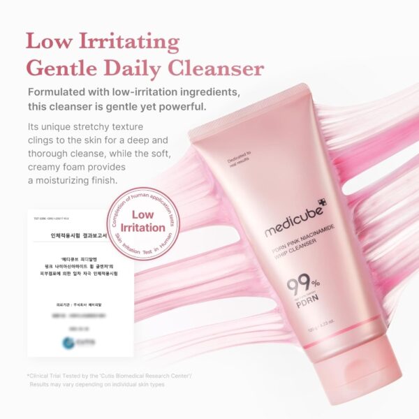 medicube PDRN Pink Niacinamide Whip Cleanser - Image 5
