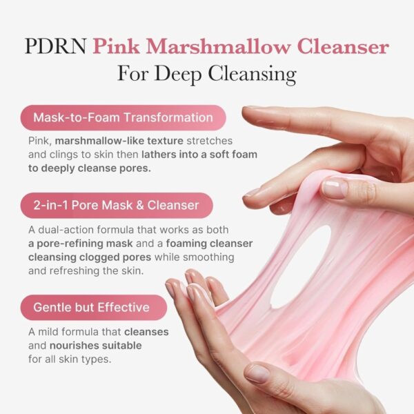 medicube PDRN Pink Niacinamide Whip Cleanser - Image 3
