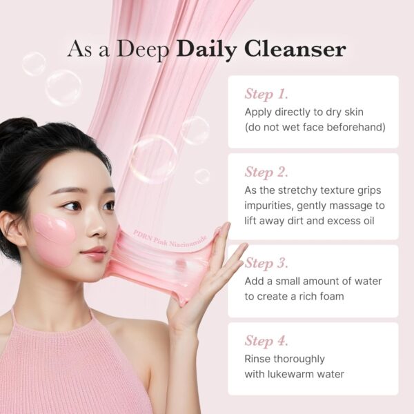 medicube PDRN Pink Niacinamide Whip Cleanser - Image 4