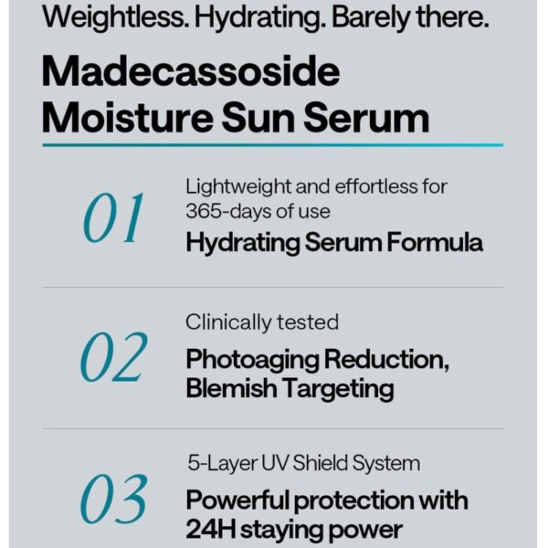 MEDIHEAL Madecassoside Moisture Blemish Repair Sun Serum - Image 3