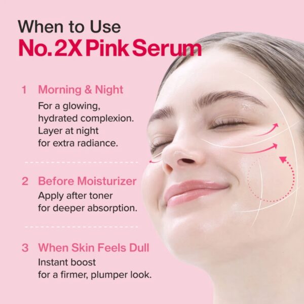 Numbuzin No.2 Rose PDRN Collagen 2X Plumping Serum - Image 5