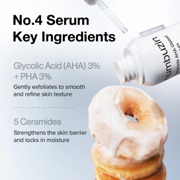 NUMBUZIN No.4 Ceramide AHA Glazed Skin Prep Serum - Image 4