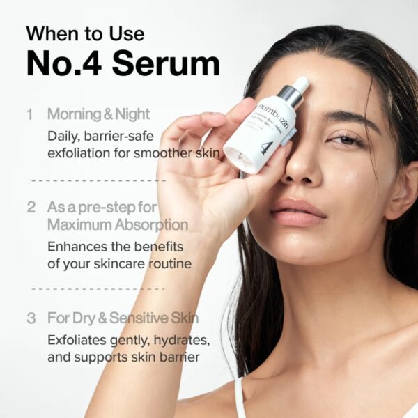 NUMBUZIN No.4 Ceramide AHA Glazed Skin Prep Serum - Image 5