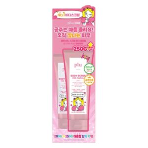 PRINCESS TICON x Plu Body Scrub 250+200ml Set #Pink Floral