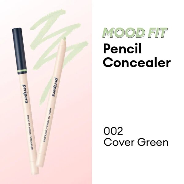 PERIPERA Mood Fit Pencil Concealer [#02 Cover Green] - Image 2