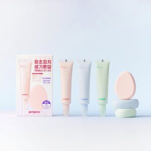 peripera Filter Fit Milk Tone Up Set [# 001 Snow Peach] (+sponge)