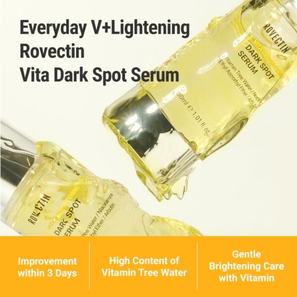ROVECTIN Vita Brightening Dark Spot Serum Set (+5ml) - Image 4