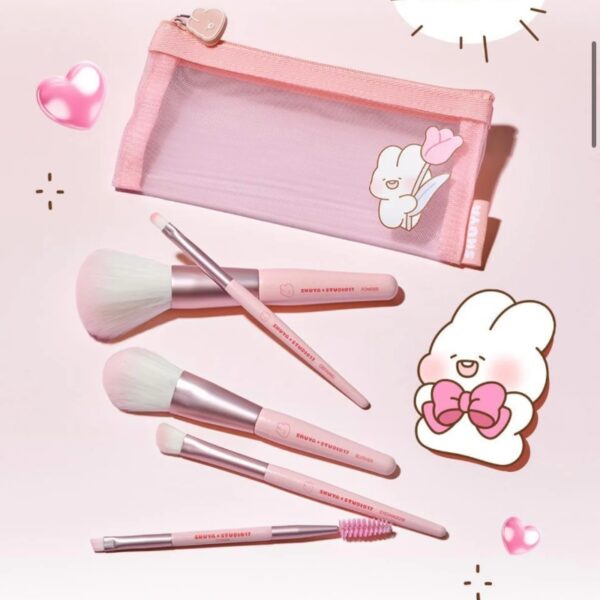 Shuya x Studio17 Portable Makeup Brush 5 SET - Image 3