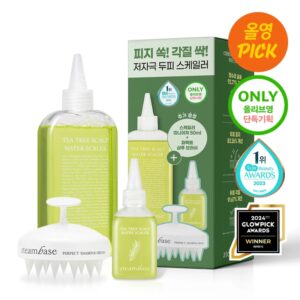 STEAMBASE Tea Tree Scalp Water Scaler Set (+50ml+Brush)