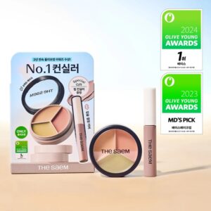 The Saem Cover Perfection Triple Pot Concealer Set [#2 Colors] (+Lip Concealer)