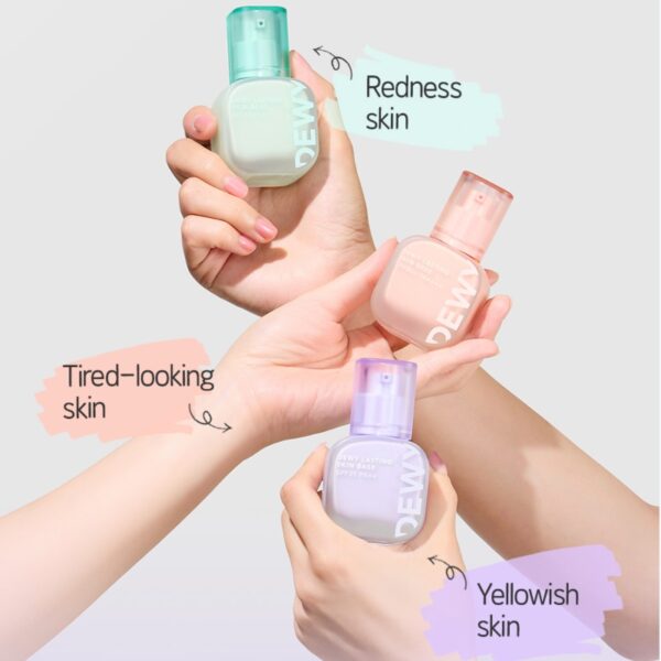 THE FACE SHOP Dewy Lasting Skin base [#3 Colors] - Image 3
